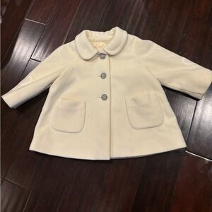 MiMiSol Coat with Rhinestone Buttons (12m)